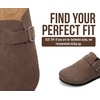 image:imageProject Cloud 100 Full Grain Genuine Leather Clogs for Men 2026 Brooklyn  Memory Foam Insole Arch Support Natural Cork Footbed Mens Clogs Shoes Non Slip and WaterResistant Mules Mens SlippersBrown