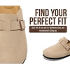 image:imageProject Cloud 100 Full Grain Genuine Leather Clogs for Men 2026 Brooklyn  Memory Foam Insole Arch Support Natural Cork Footbed Mens Clogs Shoes Non Slip and WaterResistant Mules Mens SlippersSand Suede