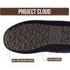 image:imageProject Cloud 100 Genuine Leather Slippers for Women Fur Lined Cathi  Fur Lined Memory Foam Insole Genuine Leather Stylish Womens Moccasin Outdoor Slippers AllDay ComfortNavy Suede