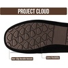 image:imageProject Cloud 100 Genuine Leather Slippers for Women Fur Lined Cathi  Fur Lined Memory Foam Insole Genuine Leather Stylish Womens Moccasin Outdoor Slippers AllDay ComfortBlack