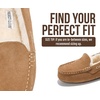 image:imageProject Cloud 100 Genuine Leather Slippers for Women Fur Lined Cathi  Fur Lined Memory Foam Insole Genuine Leather Stylish Womens Moccasin Outdoor Slippers AllDay ComfortChestnut