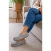 image:imageProject Cloud 100 Genuine Leather Slippers for Women Fur Lined Cathi  Fur Lined Memory Foam Insole Genuine Leather Stylish Womens Moccasin Outdoor Slippers AllDay ComfortGrey