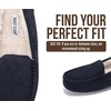 image:imageProject Cloud 100 Genuine Leather Slippers for Women Fur Lined Cathi  Fur Lined Memory Foam Insole Genuine Leather Stylish Womens Moccasin Outdoor Slippers AllDay ComfortNavy Suede