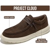 image:imageProject Cloud Genuine Leather Loafers for Men  NonSlip Mens Shoes Dante  High Density SmartFoam Insole Mens Loafers  Lightweight Sneakers for Men Footwear and Water Resistant Mens SneakersBitter Chocolate Suede