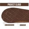 image:imageProject Cloud Kids 100 Genuine Leather Australian Shearling Lined Slippers  Memory Foam Insole Non Slip Fuzzy Fluffy Unisex Shoes for Girls amp Boys Warm Cozy Indoor Footwear Everyday Comfort Easy WearChestnut