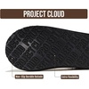 image:imageProject Cloud Kids 100 Genuine Leather Australian Shearling Lined Slippers  Memory Foam Insole Non Slip Fuzzy Fluffy Unisex Shoes for Girls amp Boys Warm Cozy Indoor Footwear Everyday Comfort Easy WearBlack