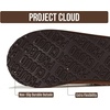 image:imageProject Cloud Kids 100 Genuine Leather Australian Shearling Lined Slippers  Memory Foam Insole Non Slip Fuzzy Fluffy Unisex Shoes for Girls amp Boys Warm Cozy Indoor Footwear Everyday Comfort Easy WearMocha Suede