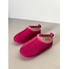 image:imageProject Cloud Kids 100 Genuine Leather Australian Shearling Lined Slippers  Memory Foam Insole Non Slip Fuzzy Fluffy Unisex Shoes for Girls amp Boys Warm Cozy Indoor Footwear Everyday Comfort Easy WearFuchsia Suede