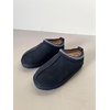image:imageProject Cloud Kids 100 Genuine Leather Australian Shearling Lined Slippers  Memory Foam Insole Non Slip Fuzzy Fluffy Unisex Shoes for Girls amp Boys Warm Cozy Indoor Footwear Everyday Comfort Easy WearNavy Suede