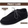 image:imageProject Cloud Mens 100 Genuine Leather Non Slip Casual Loafers Denver  Soft Insole Water Resistant Dress Shoes for Men Comfortable Footwear Office Business Everyday Formal Travel All Day Easy WearBlack Suede