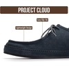 image:imageProject Cloud Mens 100 Genuine Leather Non Slip Casual Loafers Denver  Soft Insole Water Resistant Dress Shoes for Men Comfortable Footwear Office Business Everyday Formal Travel All Day Easy WearNavy Suede