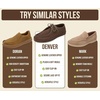 image:imageProject Cloud Mens 100 Genuine Leather Non Slip Casual Loafers Denver  Soft Insole Water Resistant Dress Shoes for Men Comfortable Footwear Office Business Everyday Formal Travel All Day Easy WearChestnut Suede