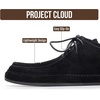 image:imageProject Cloud Mens 100 Genuine Leather Non Slip Casual Loafers Denver  Soft Insole Water Resistant Dress Shoes for Men Comfortable Footwear Office Business Everyday Formal Travel All Day Easy WearBlack Suede