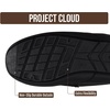 image:imageProject Cloud Mens 100 Genuine Leather Non Slip House SlippersOswin  Memory Foam Insole Lightweight Shoes for Men Indoor Outdoor Footwear Comfortable Casual Everyday Travel Easy Wear All DayBlack Leather