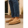 image:imageProject Cloud Mens 100 Genuine Leather Non Slip House SlippersOswin  Memory Foam Insole Lightweight Shoes for Men Indoor Outdoor Footwear Comfortable Casual Everyday Travel Easy Wear All DayChestnut Suede