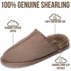 image:imageProject Cloud Mens 100 Genuine Leather Shearling Memory Foam Slippers  Genuine Shearling Lining and Lightweight NonSlip Indoor amp Outdoor Wear Slippers for Men  WaterResistant Mens SlippersTaupe Scuff