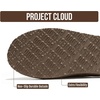 image:imageProject Cloud Mens 100 Genuine Leather Shearling Memory Foam Slippers  Genuine Shearling Lining and Lightweight NonSlip Indoor amp Outdoor Wear Slippers for Men  WaterResistant Mens SlippersTaupe Suede