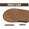 image:imageProject Cloud Mens 100 Genuine Leather Shearling Memory Foam Slippers  Genuine Shearling Lining and Lightweight NonSlip Indoor amp Outdoor Wear Slippers for Men  WaterResistant Mens SlippersChocolate Scuff