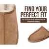 image:imageProject Cloud Mens 100 Genuine Leather Shearling Memory Foam Slippers  Genuine Shearling Lining and Lightweight NonSlip Indoor amp Outdoor Wear Slippers for Men  WaterResistant Mens SlippersChestnut Scuff