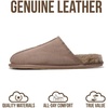image:imageProject Cloud Mens 100 Genuine Leather Shearling Memory Foam Slippers  Genuine Shearling Lining and Lightweight NonSlip Indoor amp Outdoor Wear Slippers for Men  WaterResistant Mens SlippersTaupe Scuff