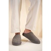 image:imageProject Cloud Mens 100 Genuine Leather Shearling Memory Foam Slippers  Genuine Shearling Lining and Lightweight NonSlip Indoor amp Outdoor Wear Slippers for Men  WaterResistant Mens SlippersGrey Suede