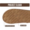 image:imageProject Cloud Mens 100 Genuine Leather Shearling Memory Foam Slippers  Genuine Shearling Lining and Lightweight NonSlip Indoor amp Outdoor Wear Slippers for Men  WaterResistant Mens SlippersChestnut Scuff