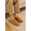 image:imageProject Cloud Mens 100 Genuine Leather Shearling Memory Foam Slippers  Genuine Shearling Lining and Lightweight NonSlip Indoor amp Outdoor Wear Slippers for Men  WaterResistant Mens SlippersChestnut Suede