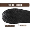 image:imageProject Cloud Mens 100 Genuine Leather Shearling Memory Foam Slippers  Genuine Shearling Lining and Lightweight NonSlip Indoor amp Outdoor Wear Slippers for Men  WaterResistant Mens SlippersBlack Suede