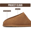 image:imageProject Cloud Mens 100 Genuine Leather Shearling Memory Foam Slippers  Genuine Shearling Lining and Lightweight NonSlip Indoor amp Outdoor Wear Slippers for Men  WaterResistant Mens SlippersScotch Suede Scuff