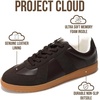image:imageProject Cloud Mens Casual Sneakers Non Slip Lace Up Water Resistant Shoes  Memory Foam Insole Comfortable Dress Shoes for Men Dress Sneakers Mens Footwear Office Business Everyday Formal Easy WearBrown
