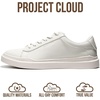 image:imageProject Cloud Mens Casual Sneakers Non Slip Lace Up Water Resistant Shoes  Memory Foam Insole Comfortable Dress Shoes for Men Dress Sneakers Mens Footwear Office Business Everyday Formal Easy WearWhite