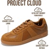 image:imageProject Cloud Mens Casual Sneakers Non Slip Lace Up Water Resistant Shoes  Memory Foam Insole Comfortable Dress Shoes for Men Dress Sneakers Mens Footwear Office Business Everyday Formal Easy WearTan