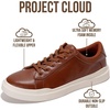 image:imageProject Cloud Mens Casual Sneakers Non Slip Lace Up Water Resistant Shoes  Memory Foam Insole Comfortable Dress Shoes for Men Dress Sneakers Mens Footwear Office Business Everyday Formal Easy WearCognac