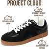 image:imageProject Cloud Mens Casual Sneakers Non Slip Lace Up Water Resistant Shoes  Memory Foam Insole Comfortable Dress Shoes for Men Dress Sneakers Mens Footwear Office Business Everyday Formal Easy WearJake  Black