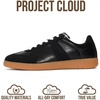 image:imageProject Cloud Mens Casual Sneakers Non Slip Lace Up Water Resistant Shoes  Memory Foam Insole Comfortable Dress Shoes for Men Dress Sneakers Mens Footwear Office Business Everyday Formal Easy WearJake  Black