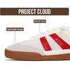 image:imageProject Cloud Mens Genuine Leather SlipOn Casual Sneakers His Verdy  Memory Foam Insole Non Slip Dress Shoes for Men Comfortable Footwear Everyday Sneakers for Men Formal Dress Sneakers for MenRed