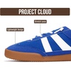 image:imageProject Cloud Mens Genuine Leather SlipOn Casual Sneakers His Verdy  Memory Foam Insole Non Slip Dress Shoes for Men Comfortable Footwear Everyday Sneakers for Men Formal Dress Sneakers for MenCobalt