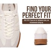 image:imageProject Cloud Mens Genuine Leather SlipOn Casual Sneakers His Verdy  Memory Foam Insole Non Slip Dress Shoes for Men Comfortable Footwear Everyday Sneakers for Men Formal Dress Sneakers for MenWhite