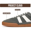 image:imageProject Cloud Mens Genuine Leather SlipOn Casual Sneakers His Verdy  Memory Foam Insole Non Slip Dress Shoes for Men Comfortable Footwear Everyday Sneakers for Men Formal Dress Sneakers for MenOlive