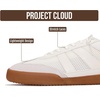 image:imageProject Cloud Mens Genuine Leather SlipOn Casual Sneakers His Verdy  Memory Foam Insole Non Slip Dress Shoes for Men Comfortable Footwear Everyday Sneakers for Men Formal Dress Sneakers for MenWhite