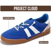 image:imageProject Cloud Mens Genuine Leather SlipOn Casual Sneakers His Verdy  Memory Foam Insole Non Slip Dress Shoes for Men Comfortable Footwear Everyday Sneakers for Men Formal Dress Sneakers for MenCobalt