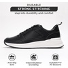image:imageProject Cloud Mens Shoes  Memory Foam Insole Walking Shoes for Men  Comfortable Non Slip Mens Sneakers  Lightweight Casual Sneakers for Men  Stylish Everyday Footwear KurtBlack