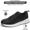 image:imageProject Cloud Mens Shoes  Memory Foam Insole Walking Shoes for Men  Comfortable Non Slip Mens Sneakers  Lightweight Casual Sneakers for Men  Stylish Everyday Footwear KurtBlack
