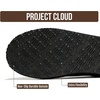 image:imageProject Cloud Mens Slippers Genuine Leather Australian Shearling Slippers  Memory Foam Insole Non Slip Fuzzy Shoes Indoor Outdoor Warm Cozy Footwear Everyday Comfort Soft Lining Cushioned Sole Easy OnBlack Suede 2
