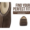 image:imageProject Cloud Mens Slippers Genuine Leather Australian Shearling Slippers  Memory Foam Insole Non Slip Fuzzy Shoes Indoor Outdoor Warm Cozy Footwear Everyday Comfort Soft Lining Cushioned Sole Easy OnChoco Suede 2