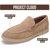 image:imageProject Cloud Mens Venetian Loafers for Men 100 Genuine LeatherMark  Memory Foam Insole Non Slip Moccasins Casual Shoes Footwear Comfortable Work Office Everyday Mens Loafers Classic Mens ShoesCamel Suede
