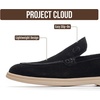 image:imageProject Cloud Mens Venetian Loafers for Men 100 Genuine LeatherMark  Memory Foam Insole Non Slip Moccasins Casual Shoes Footwear Comfortable Work Office Everyday Mens Loafers Classic Mens ShoesBlack Suede