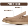 image:imageProject Cloud Mens Venetian Loafers for Men 100 Genuine LeatherMark  Memory Foam Insole Non Slip Moccasins Casual Shoes Footwear Comfortable Work Office Everyday Mens Loafers Classic Mens ShoesCamel Suede