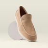 image:imageProject Cloud Mens Venetian Loafers for Men 100 Genuine LeatherMark  Memory Foam Insole Non Slip Moccasins Casual Shoes Footwear Comfortable Work Office Everyday Mens Loafers Classic Mens ShoesBrown Suede