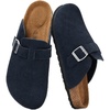 Navy Suede